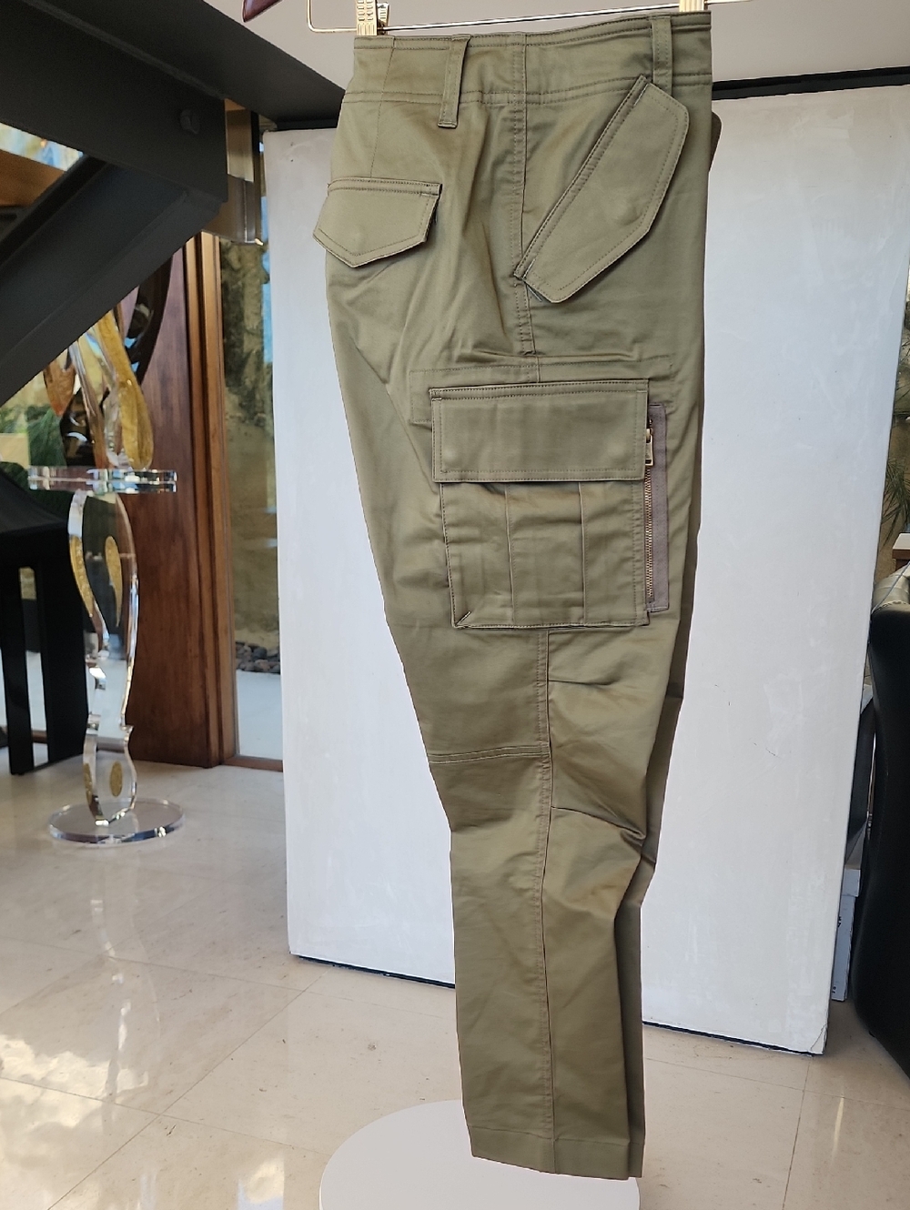 Lauren Ralph Lauren Olive Utility Pants 4P